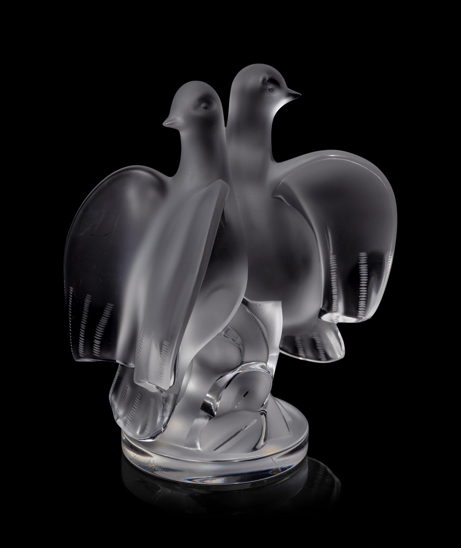 A Lalique Ariane Figural Group