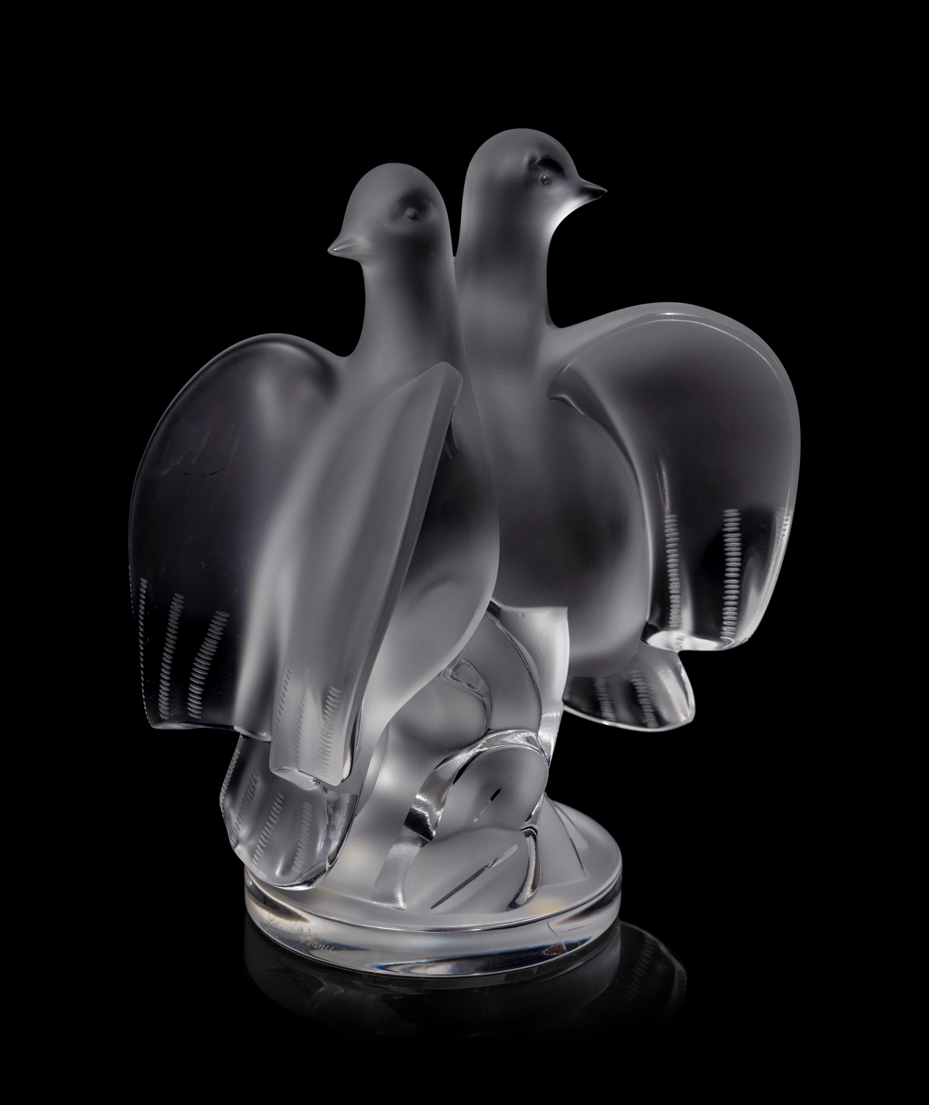 A Lalique Ariane Figural Group
