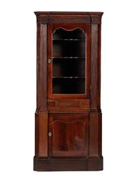 A George III Style Mahogany Corner Cabinet