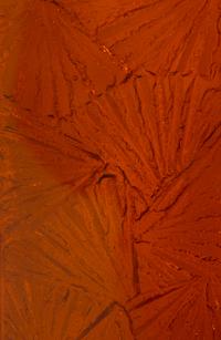 A Pair of Molded Amber Glass Wall Sconces