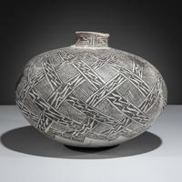 Large Ancestral Pueblo, Tularosa Black-on-White Pottery Olla