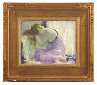 Woman Drying Her Hair