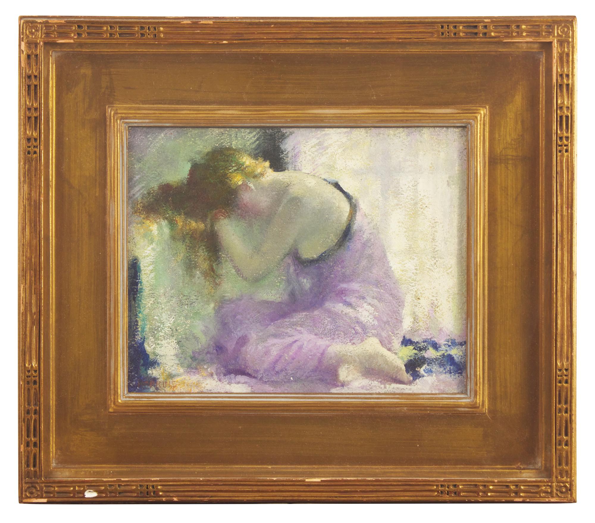 Woman Drying Her Hair