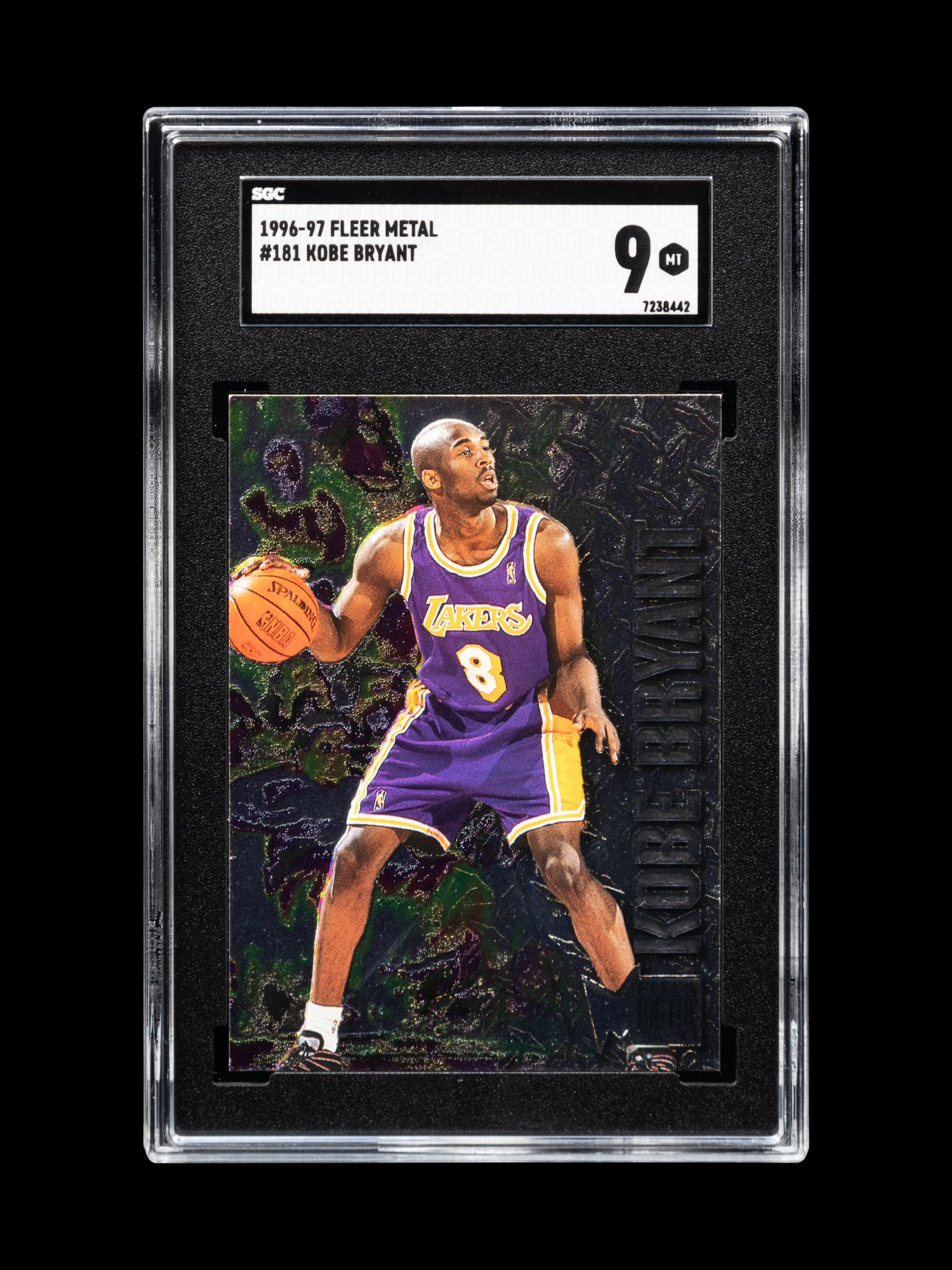 A Group of 1996-97 Fleer Metal Kobe Bryant Rookie Basketball Cards,
