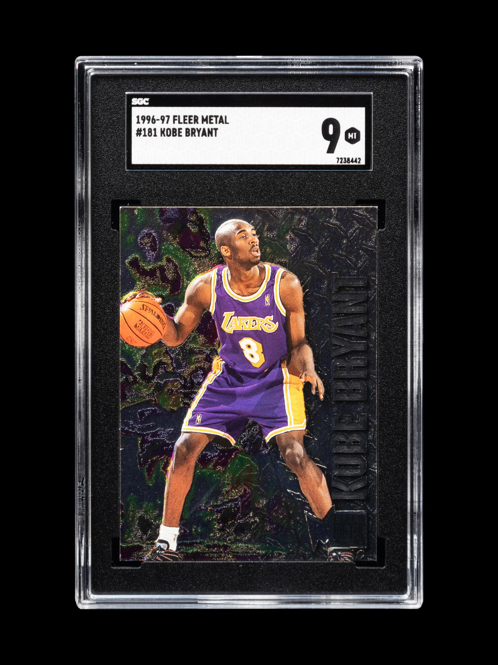 A Group of 1996-97 Fleer Metal Kobe Bryant Rookie Basketball Cards,