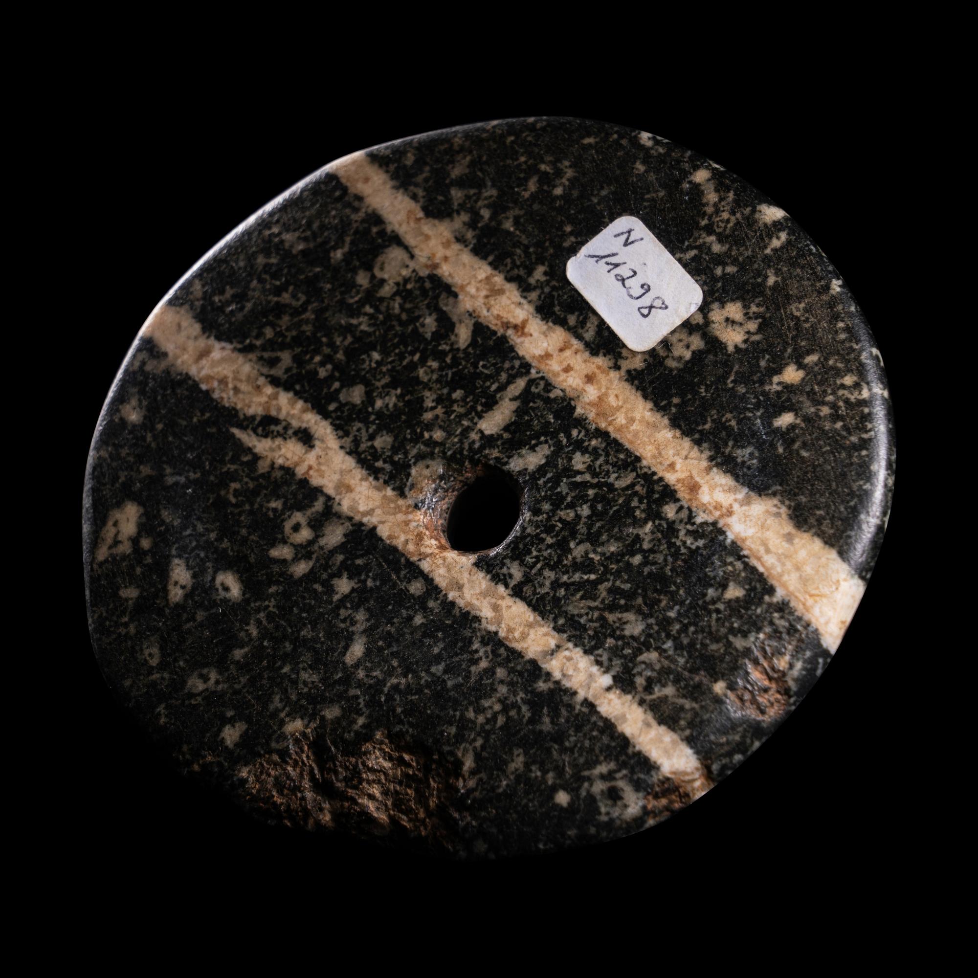 An Egyptian Gabbro Ceremonial Mace Head