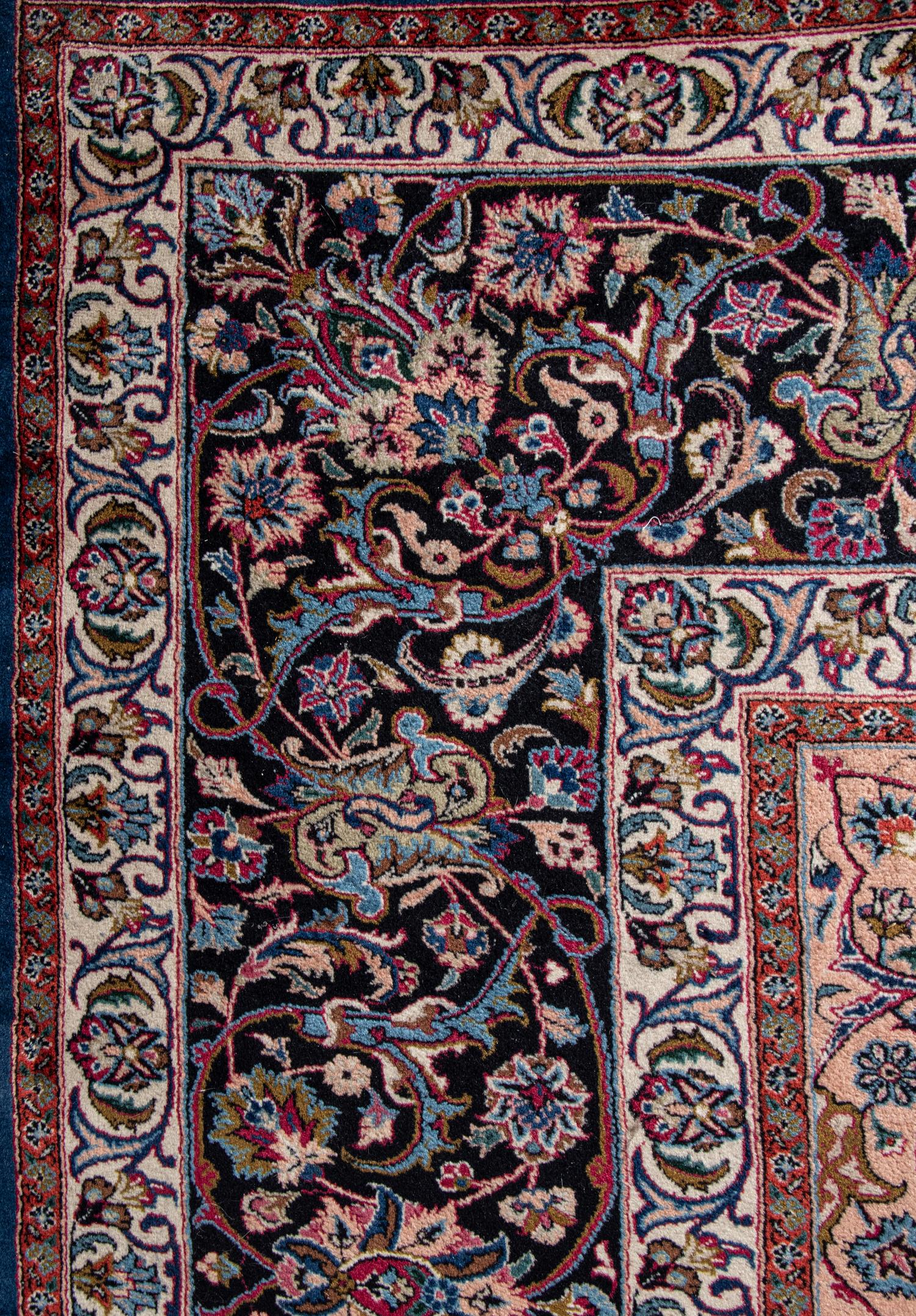 A Meshed Wool Rug