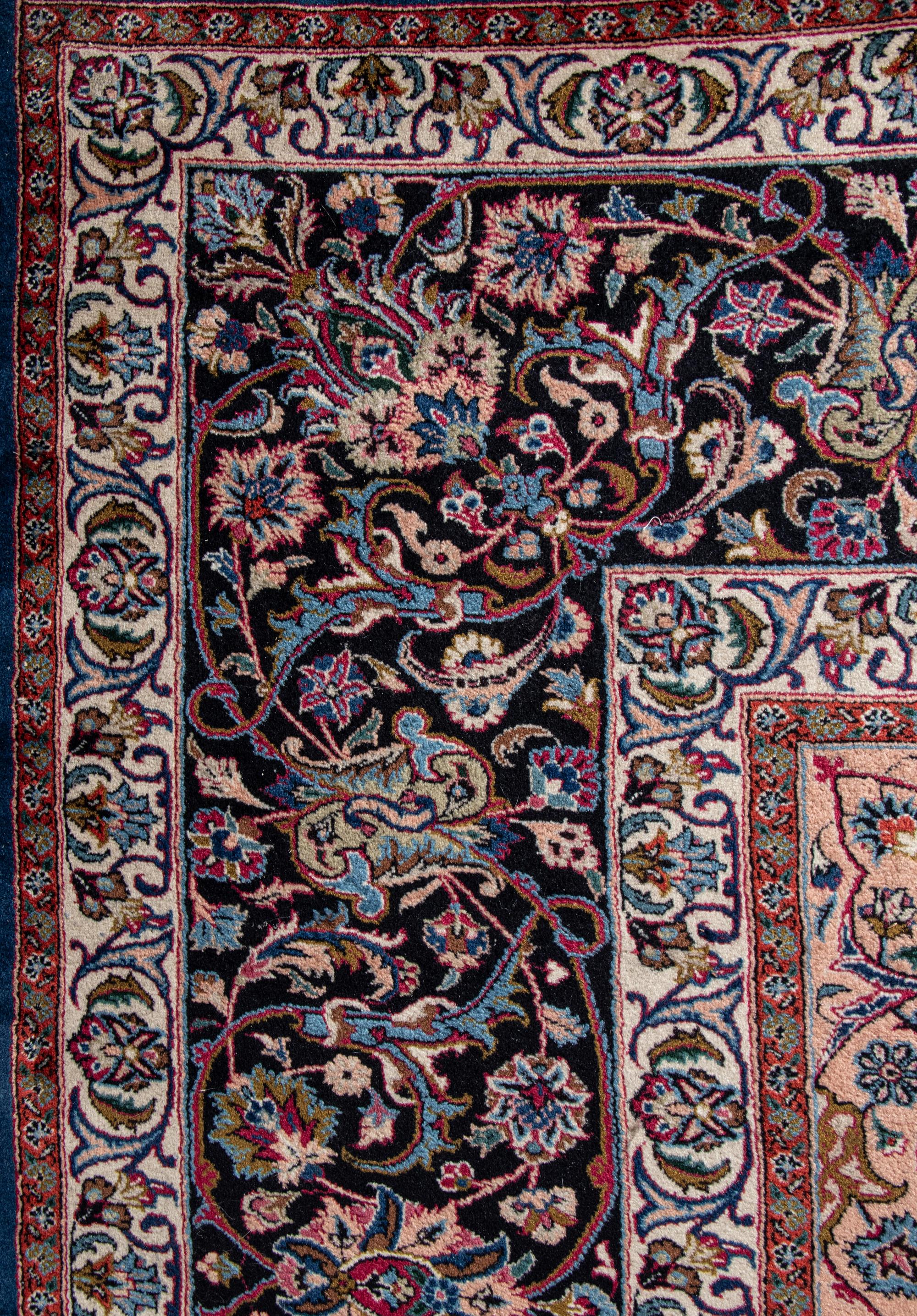 A Meshed Wool Rug