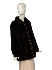 Neiman Marcus Reversible Mink and Leather Jacket, 1980-90s