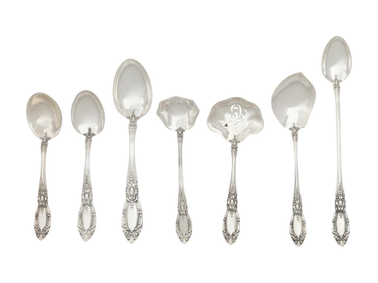 An American Silver Flatware Service