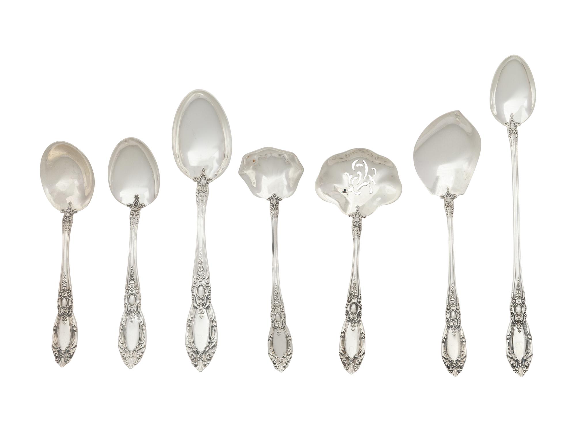 An American Silver Flatware Service
