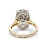 10 CARAT OVAL DIAMOND RING