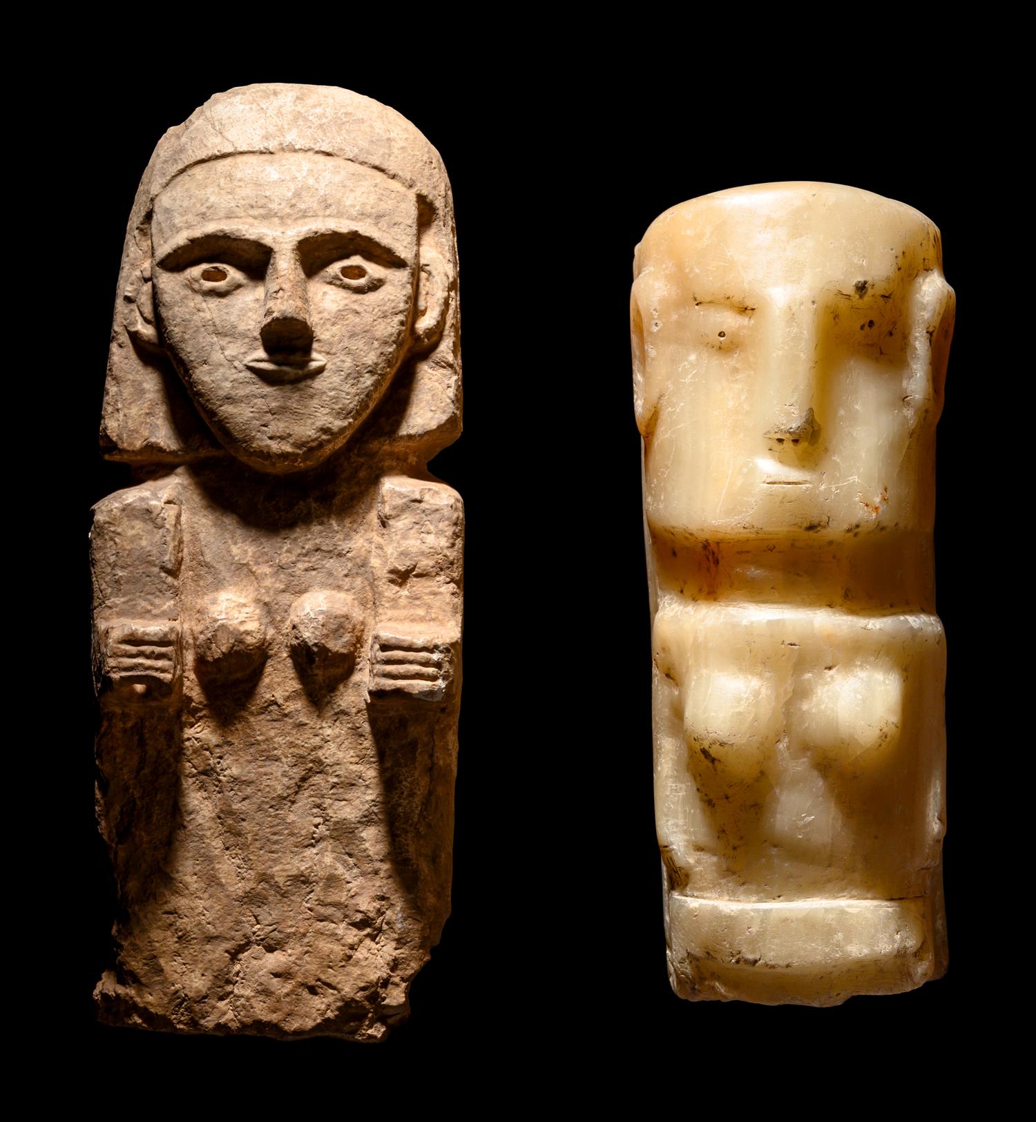 Two South Arabian Stone Figures