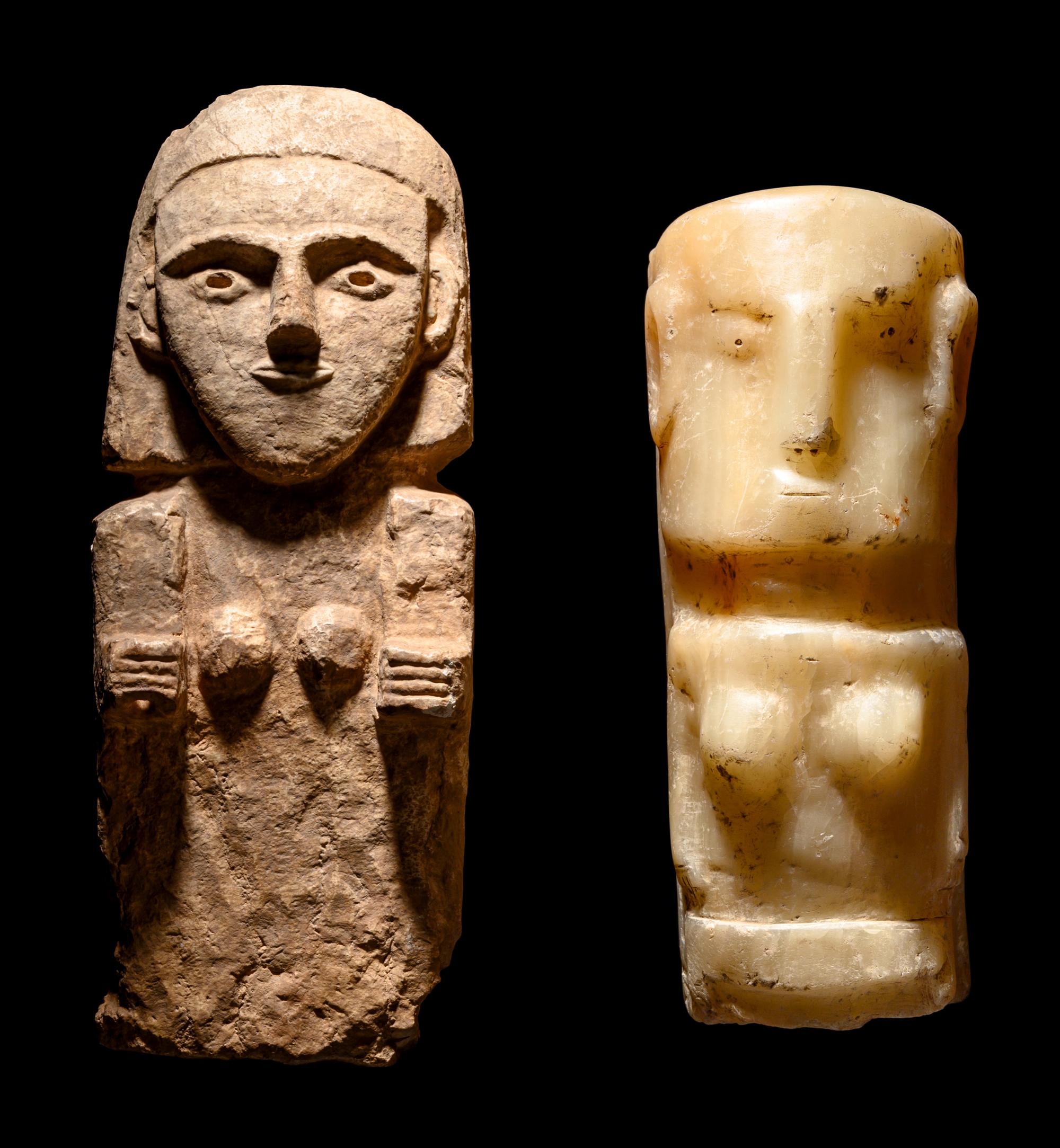 Two South Arabian Stone Figures