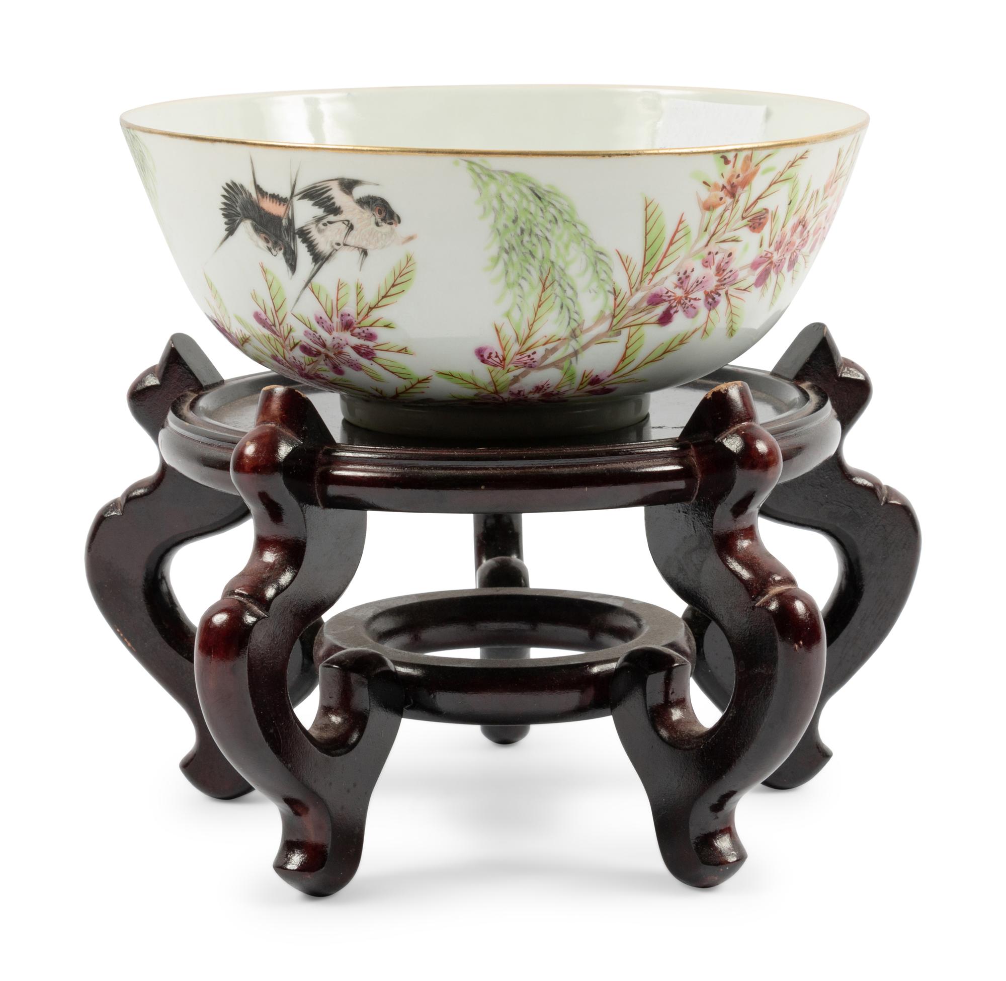A Chinese Bowl on a Stand