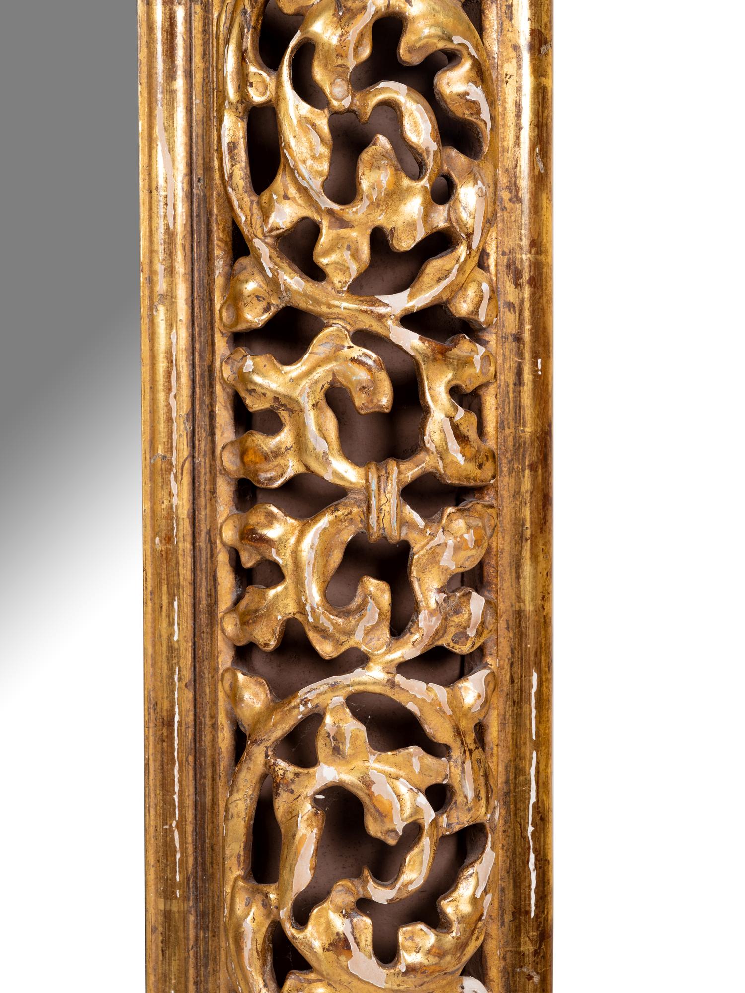 A Continental Giltwood Mirror