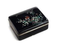 A Cloisonne Enamel Box and Cover Length 5 1/4 x width 4 x depth 2 inches. — MEIJI PERIOD (1868-1912)