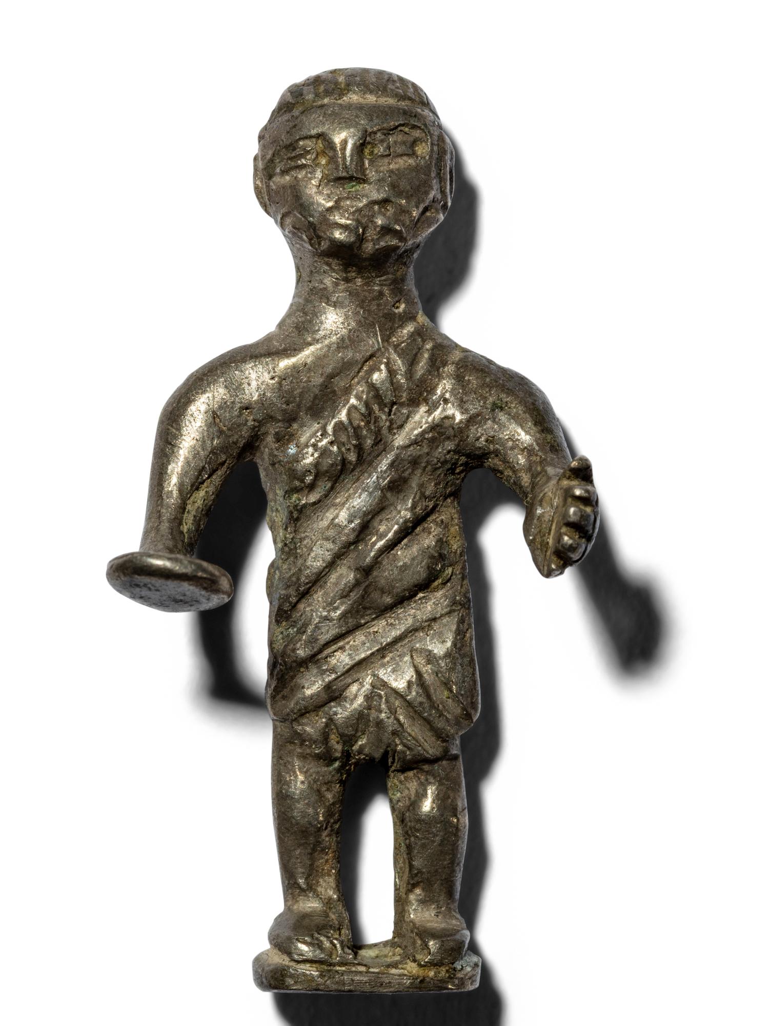 A Gallo-Roman Silver Votive Figure