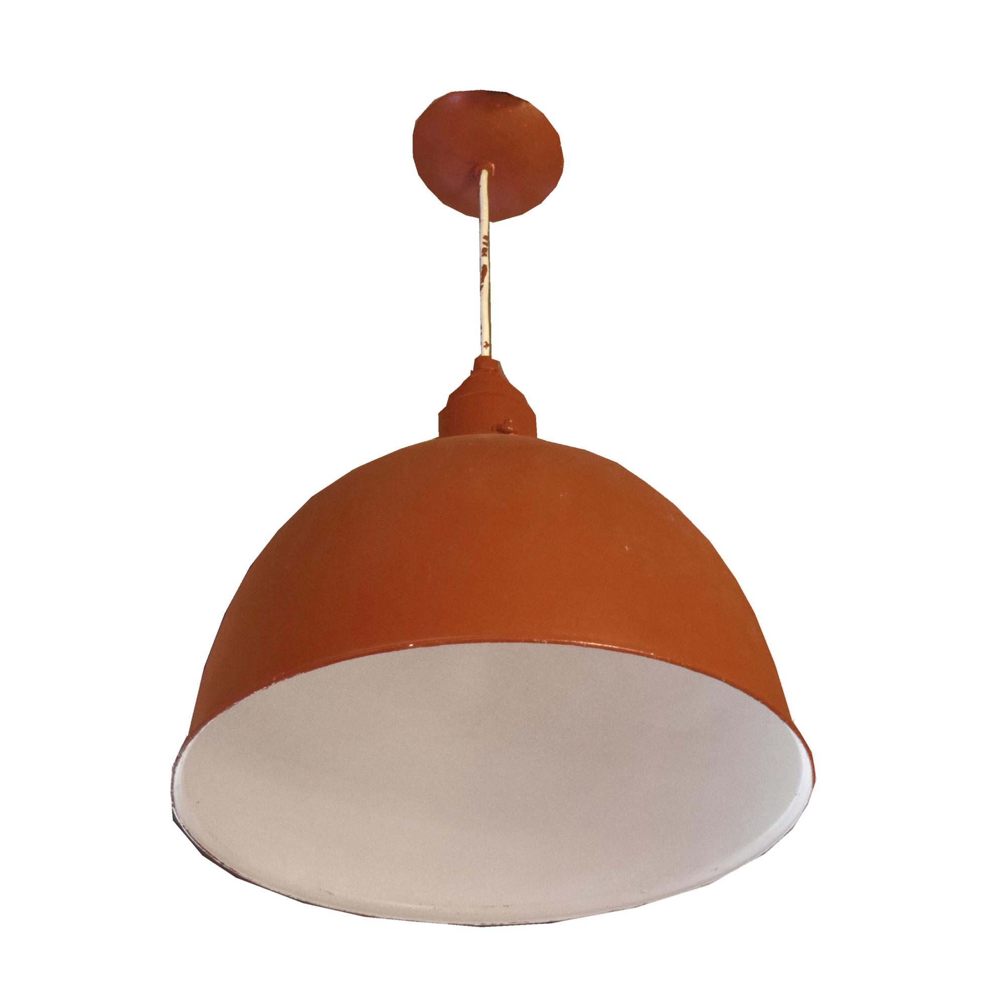 A Metal Industrial Light Fixture 21" W x 21" D x 18" H — United States, 20th Century