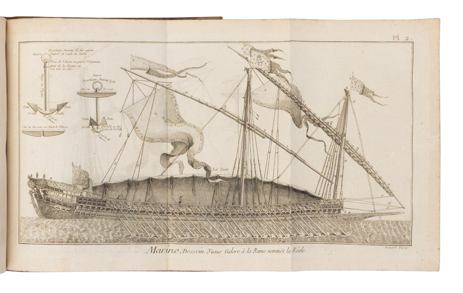 [Science & Technology]. Diderot, Denis (1713-1784) and Jean le Rond D' Alembert (1717-1783), editors. Encyclopédie, ou dictionnaire raisonné des sciences, des arts et des métiers...Nouvelle Edition Geneva: Chez Pellet, 1777-1779.