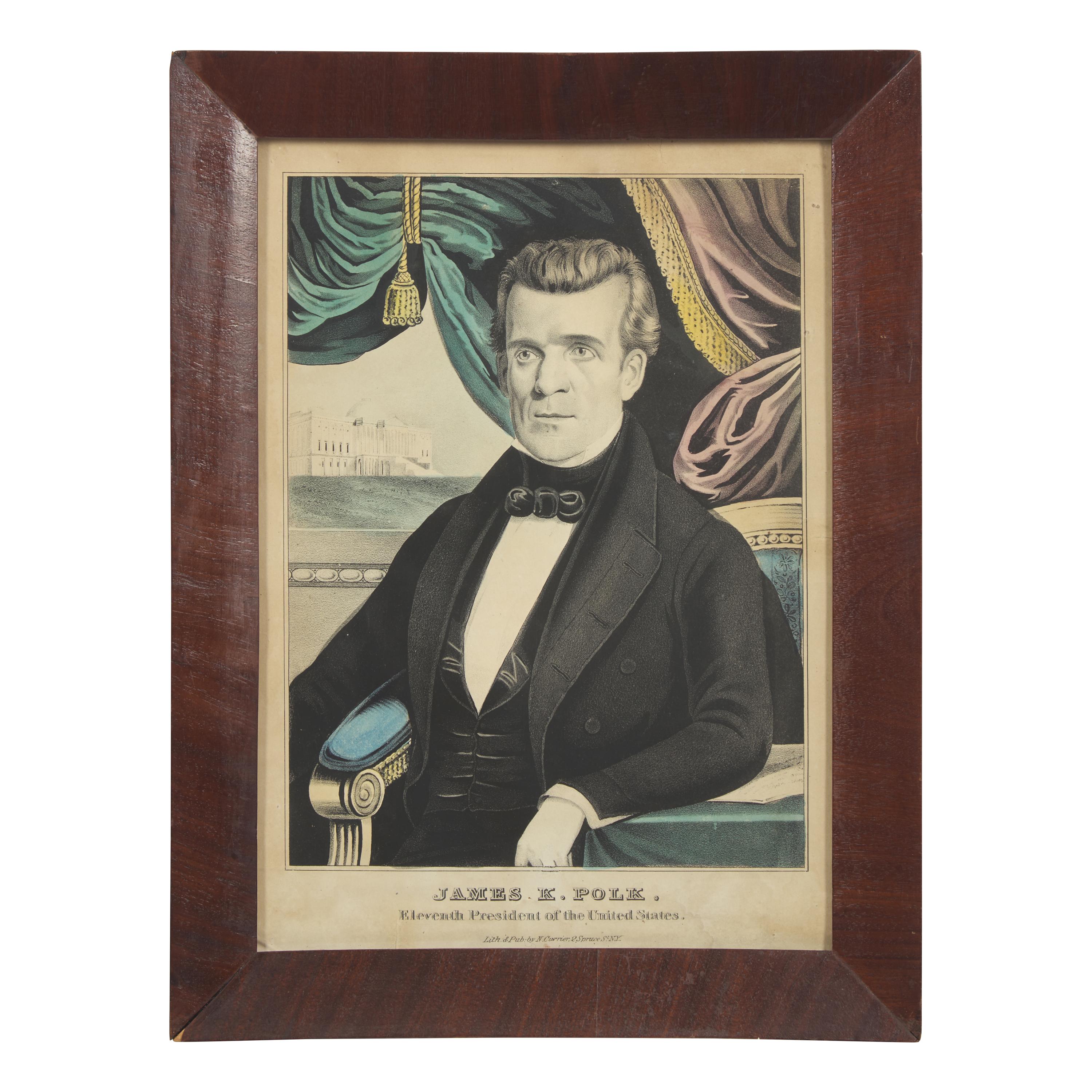 A Rare and Complete Set of Hand-Colored Lithographs of the First Sixteen U.S. Presidents
