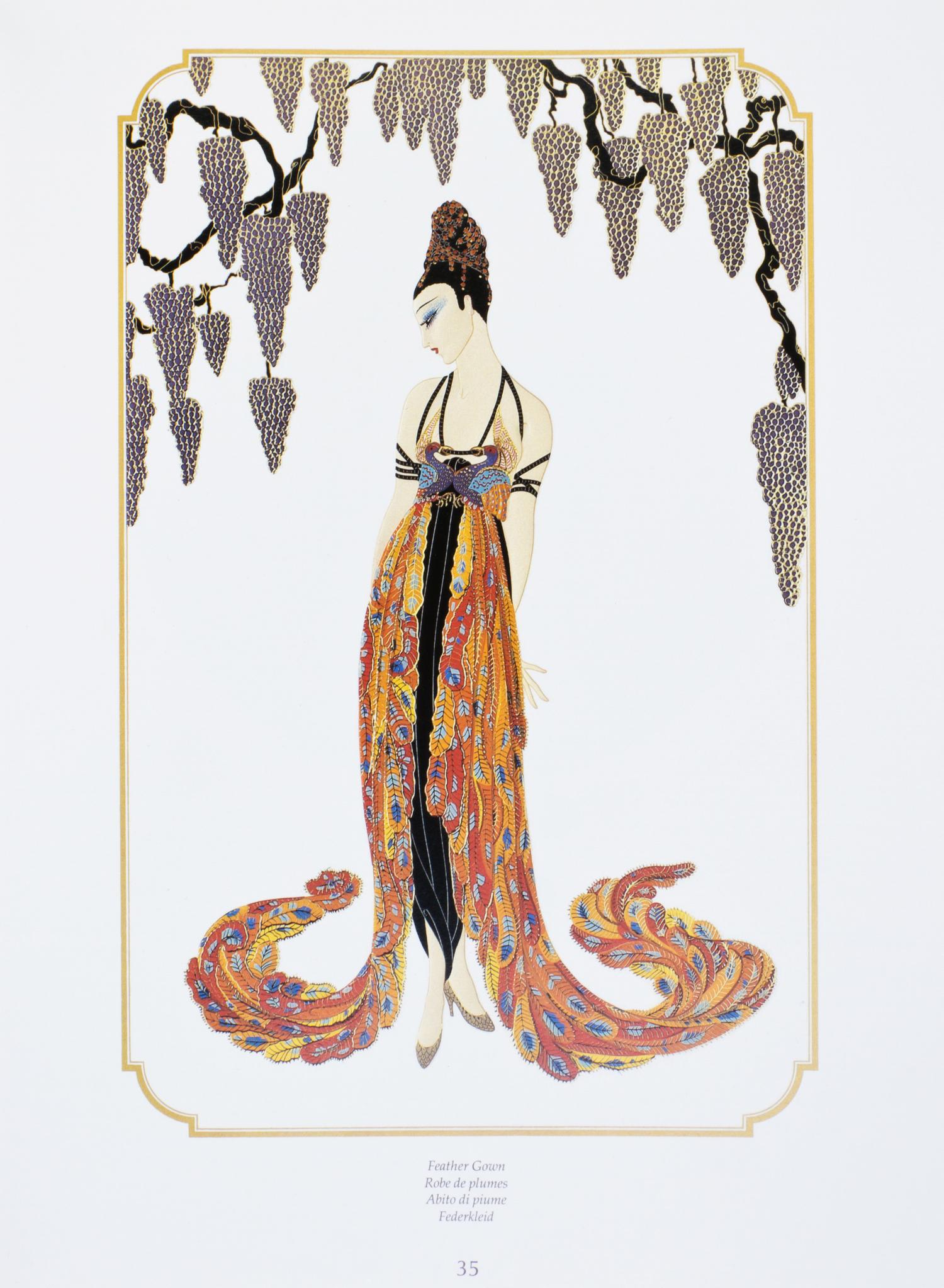 ERTE, ROMAIN DE TIRTOFF. Erte at Ninety-Five. NY, (1987). With polychrome bronze relief mounted to cover. Limited, signed.