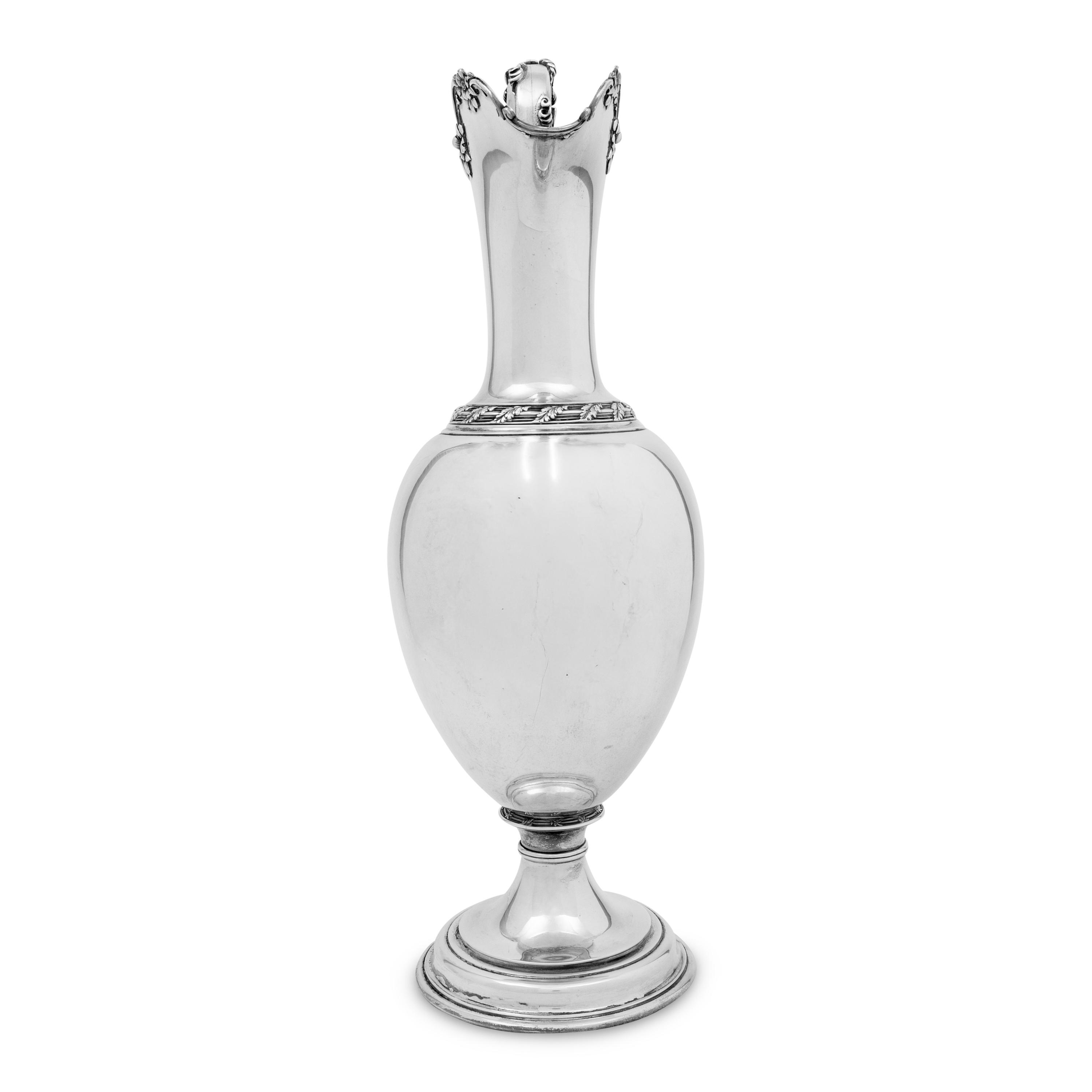 A Tiffany and Co. Silver Wine Ewer