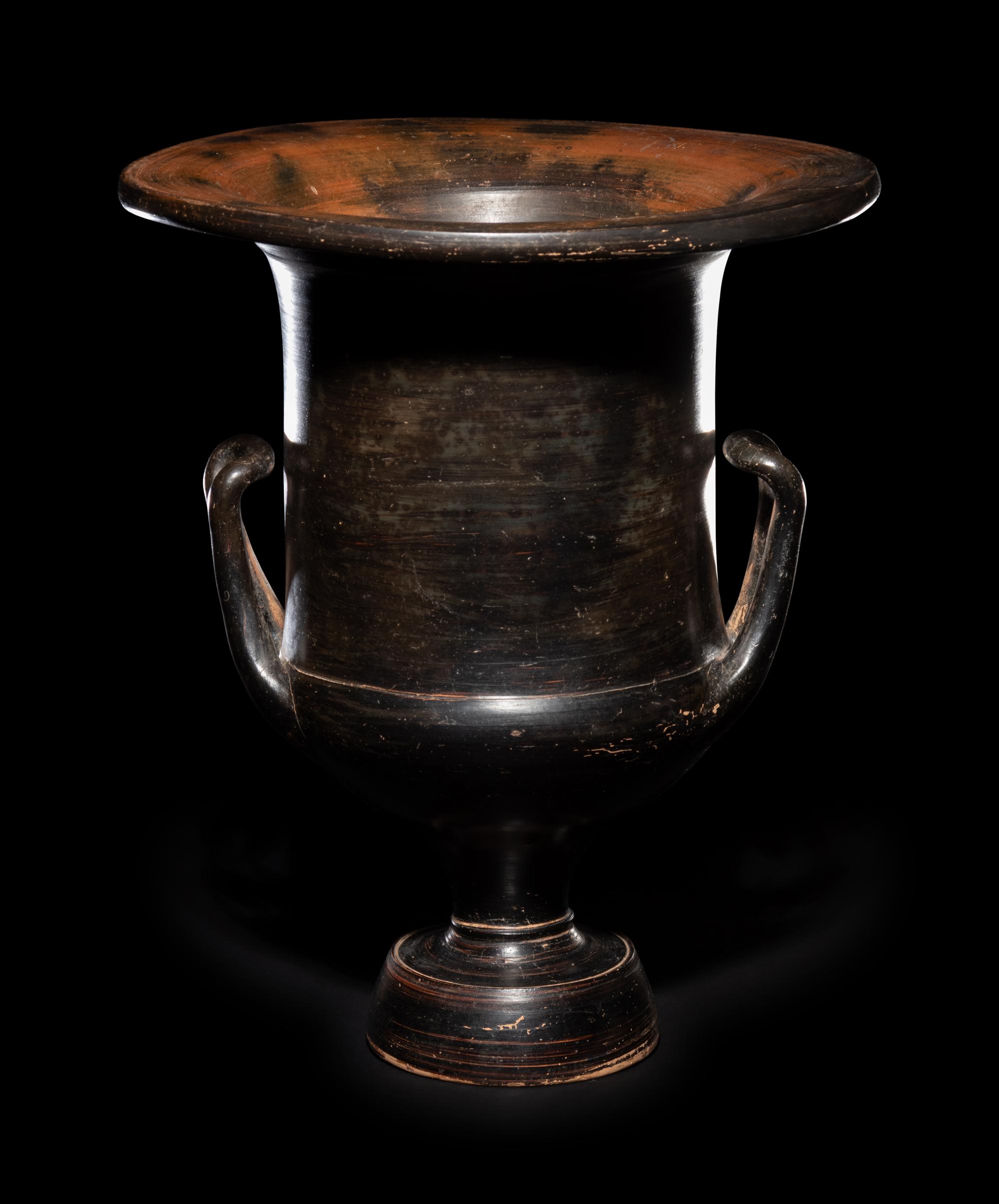 A Campanian Black-Glazed Calyx-Krater