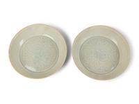 A Pair of Chinese Qingbai Porcelain Dishes — SOUTHERN SONG DYNASTY