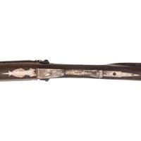 Silver Mounted English 10 Bore Percussion Shotgun
