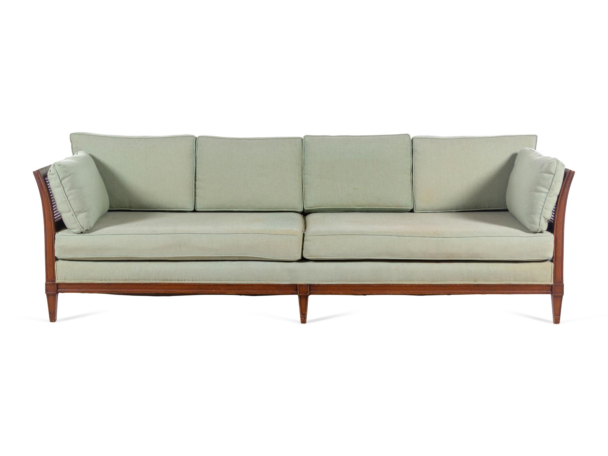 Cane Back Sofa