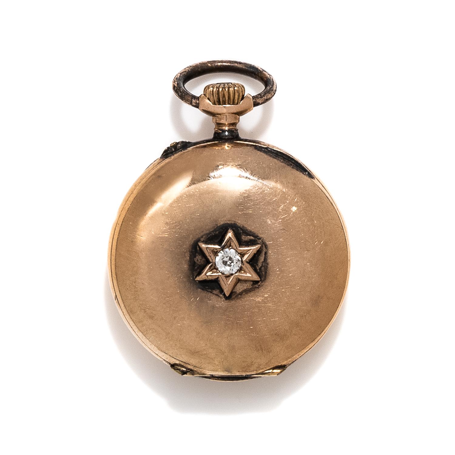 OPEN-FACED POCKET WATCH