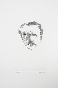BASKIN, LEONARD. Laus pictorum. Northampton, 1969. Portfolio of 16 portraits of 19th century artists. Signed, limited.