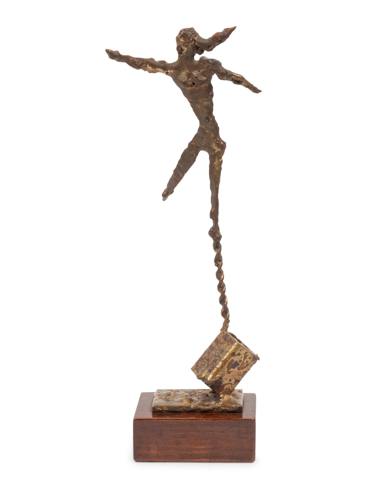 Two Untitled Bronze Sculptures