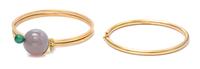 A Collection of 18 Karat Yellow Gold Bangle Bracelets, 24.50 dwts.