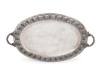 A Central or South American Silver Serving Tray
