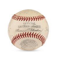 A 1939 Scranton Red Sox Team Signed Autograph Baseball