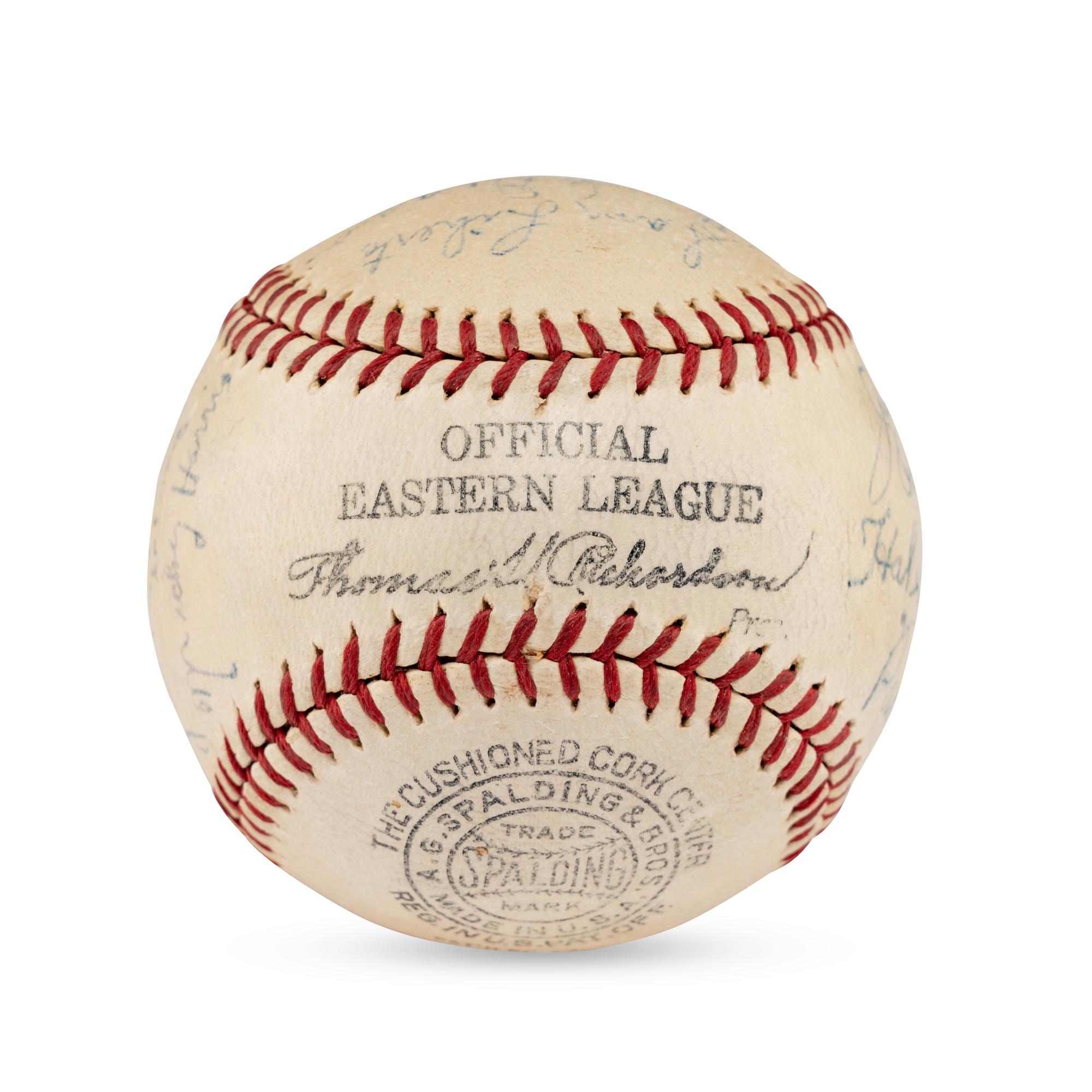 A 1939 Scranton Red Sox Team Signed Autograph Baseball