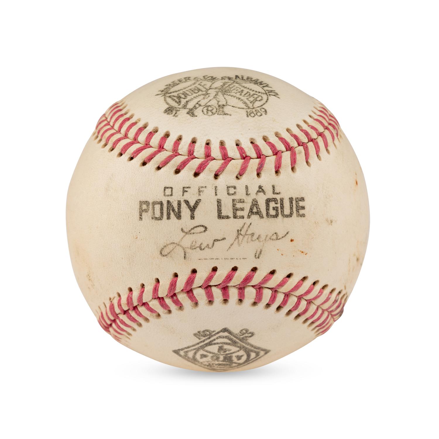 A Hank Greenberg Single Signed Autograph Baseball (Beckett Authentication Services Letter of Authenticity)
