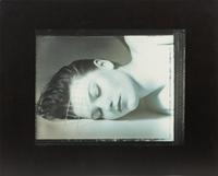 A group of four photographs ( Portrait with Metal Bar , 1984; Nude with Metal Arch , 1985; Touching , 1986; Untitled , 1985)