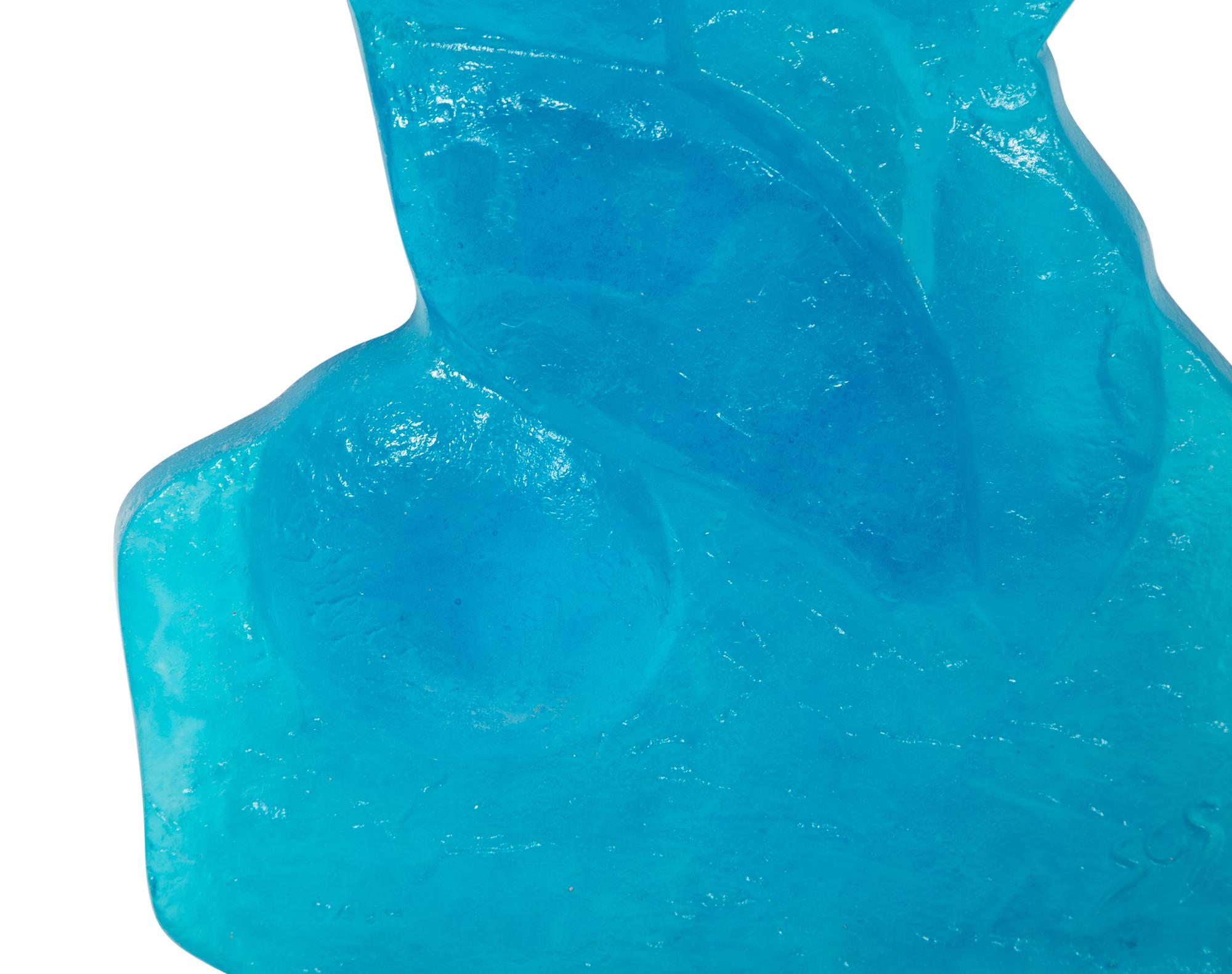 A Daum Pâte de Verre Confidences Sculpture