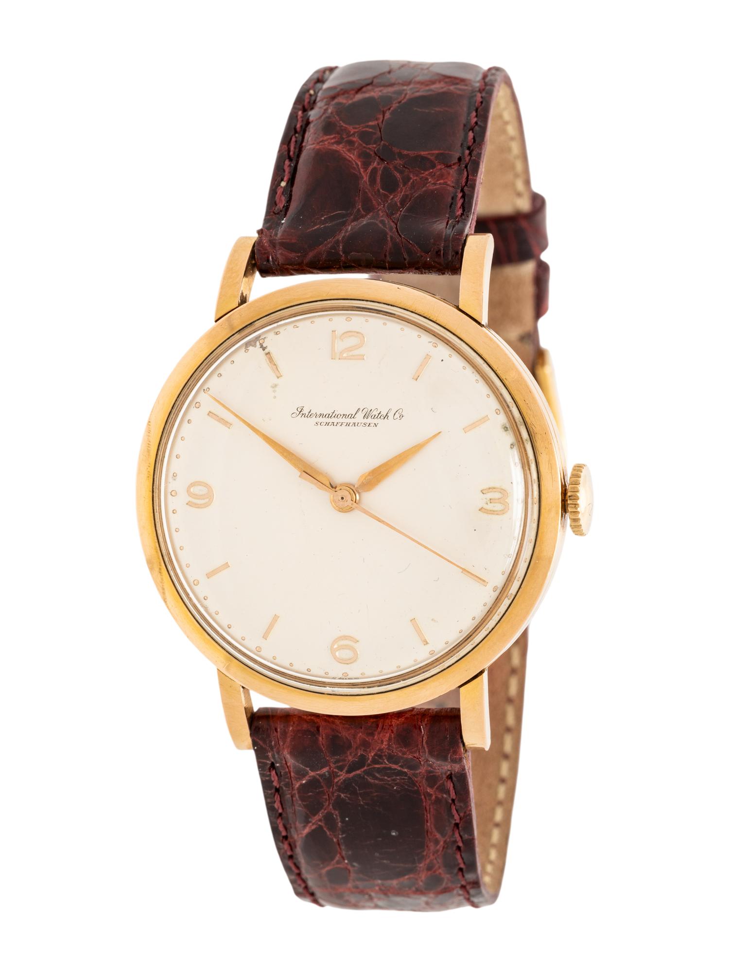 IWC, 18K YELLOW GOLD WATCH