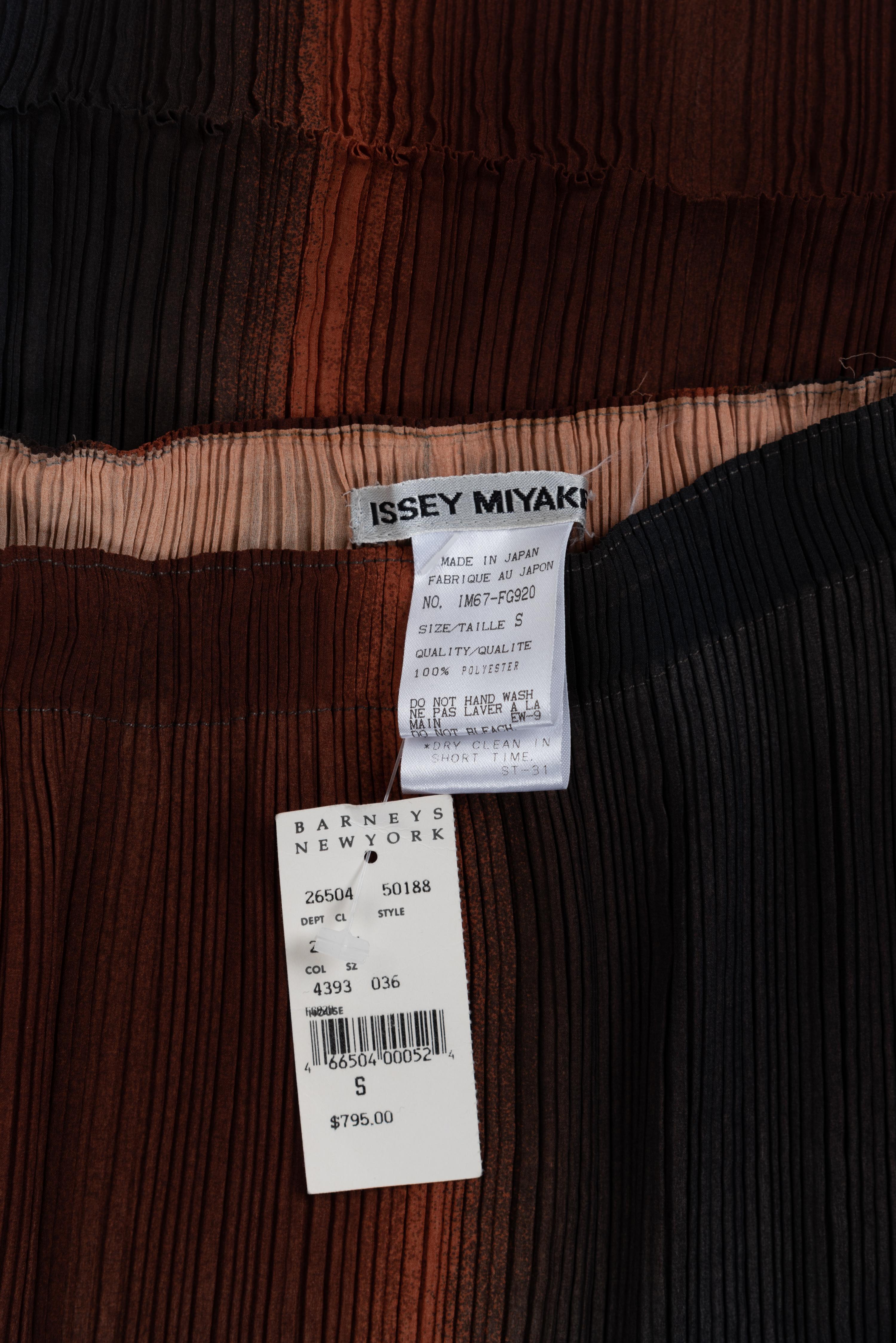 Two Issey Miyake Pleated Items: One 'Apron' Dress and One Skirt, Fall/Winter 1995-96