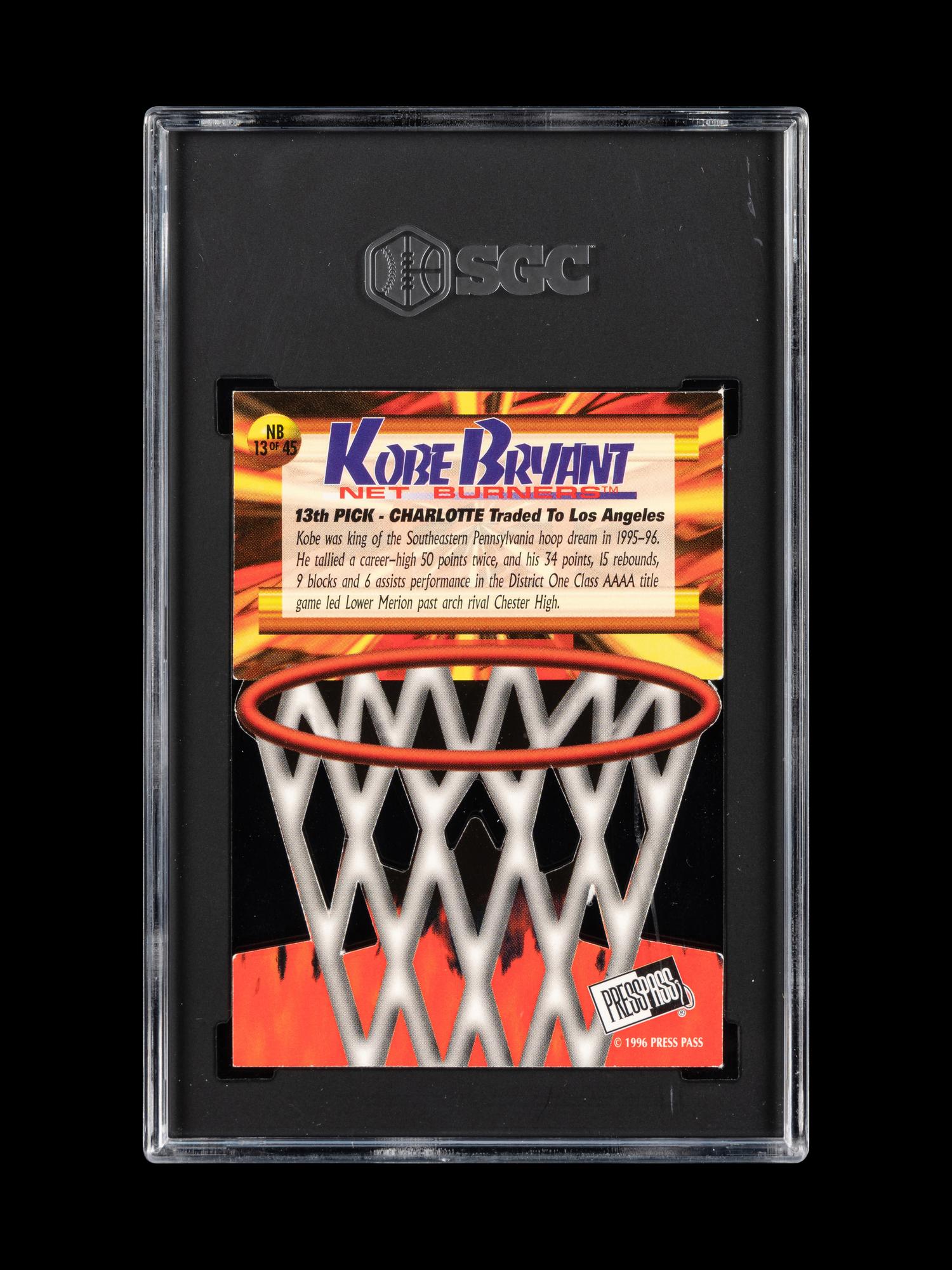 A Group of 1996-97 Press Pass Kobe Bryant Rookie Basketball Cards,