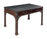 A George III Style Mahogany Desk