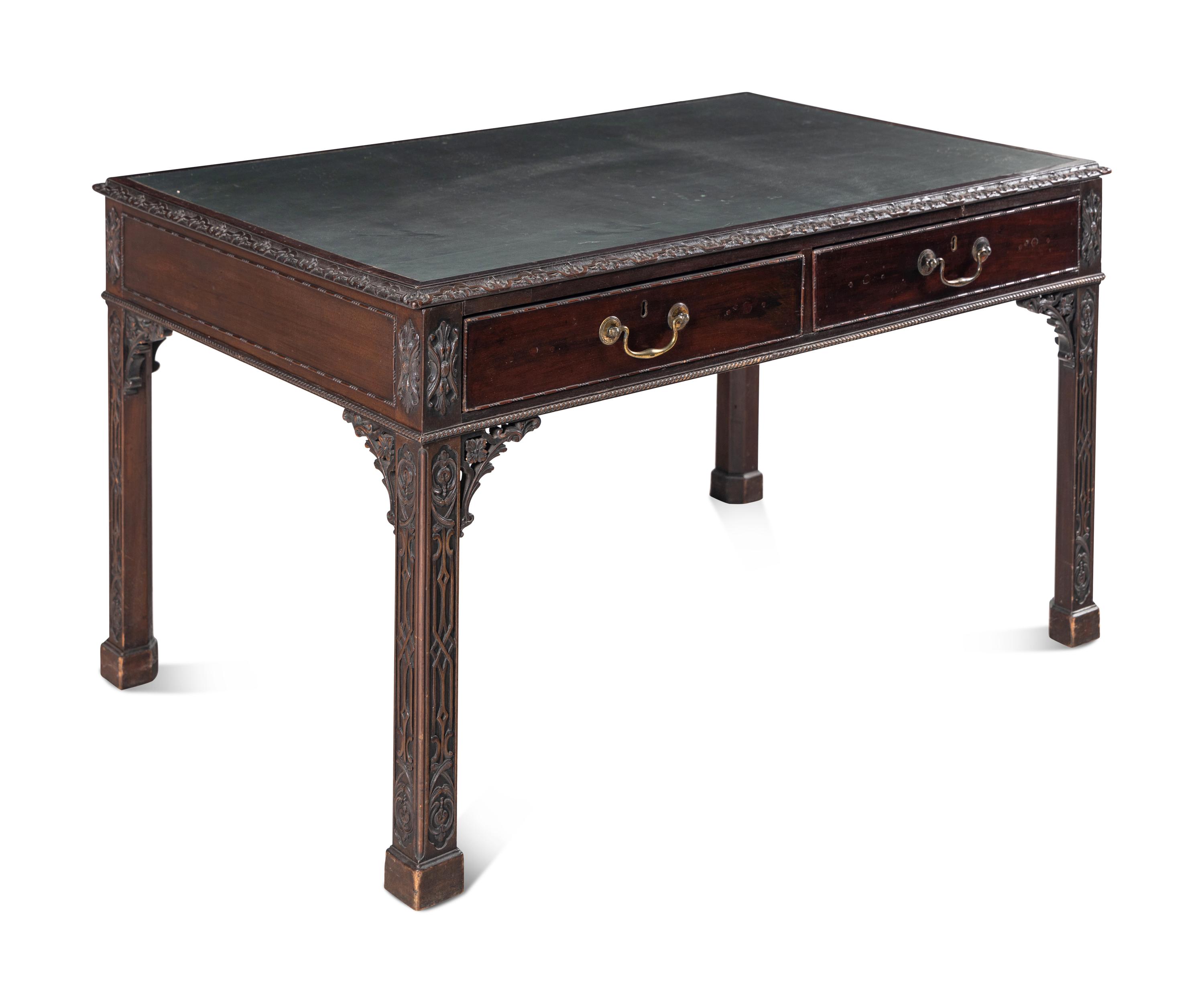 A George III Style Mahogany Desk