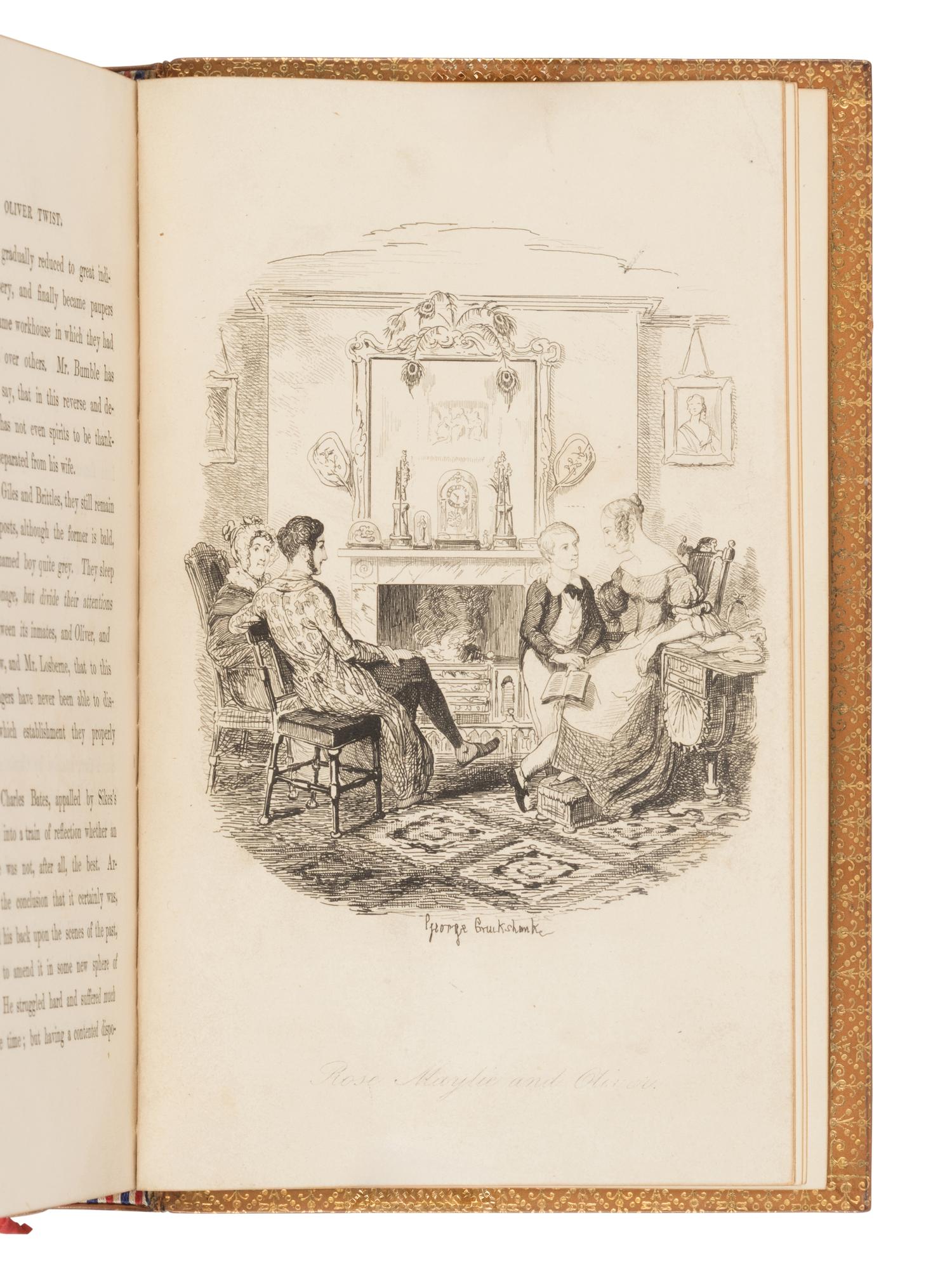 DICKENS, Charles (1812-1870). Oliver Twist; or, the Parish Boy's Progress. By "Boz". London: Richard Bentley, 1838.