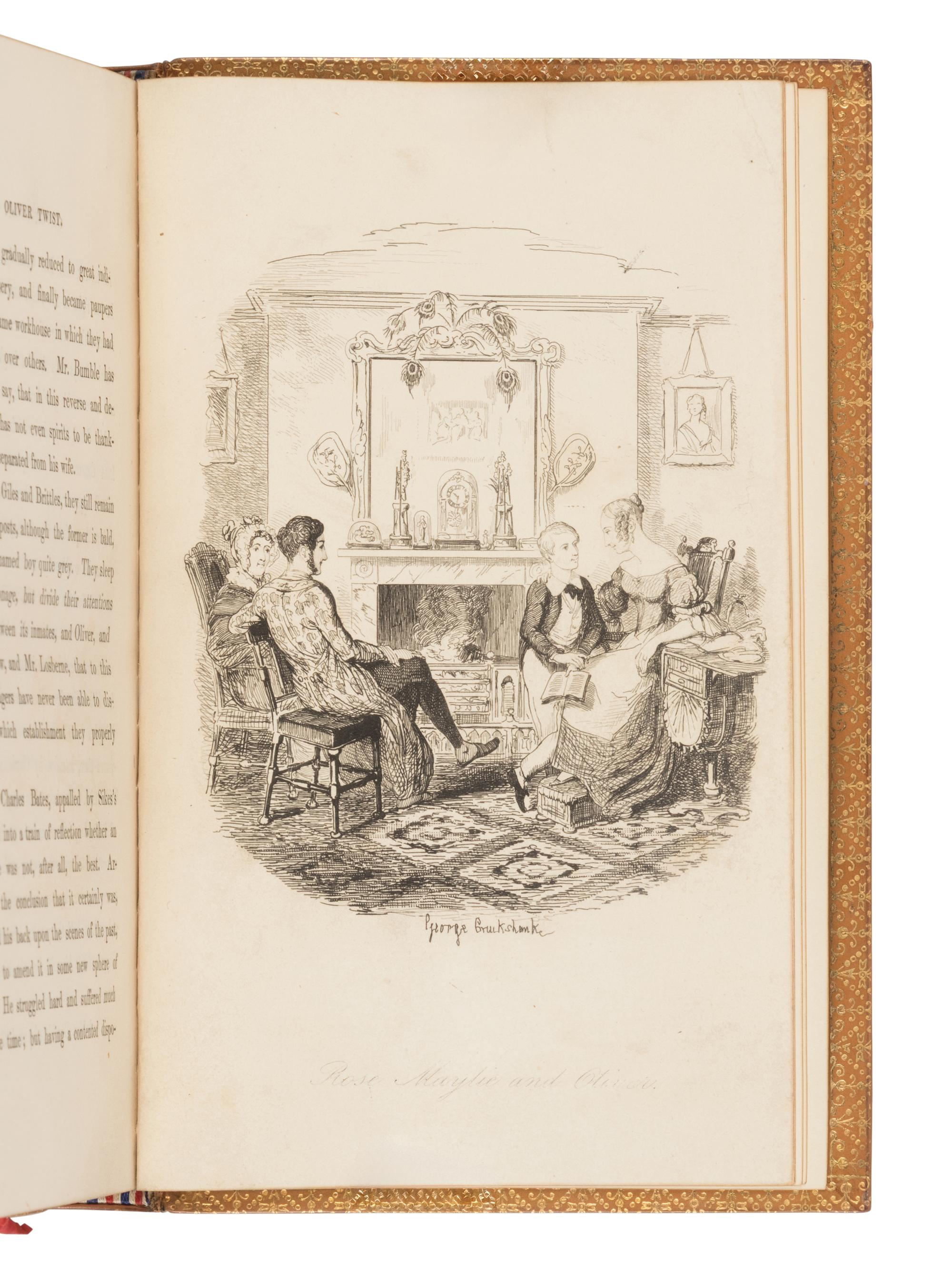 DICKENS, Charles (1812-1870). Oliver Twist; or, the Parish Boy's Progress. By "Boz". London: Richard Bentley, 1838.