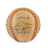 A 1960 Omaha Royals Team Signed Autograph Baseball