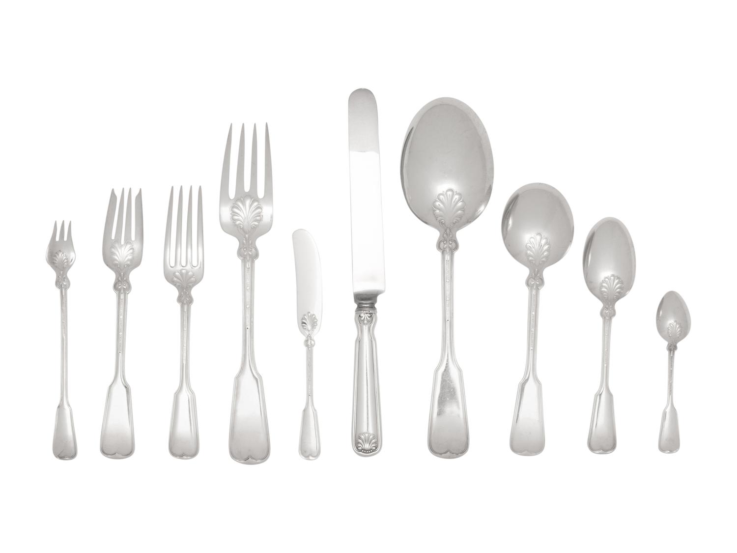 A Tiffany and Co. Silver Flatware Service